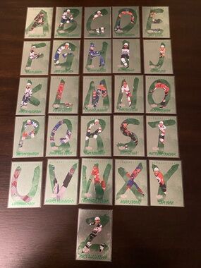 2024-25 Metal Universe Hockey Alphabetical Set A-Z